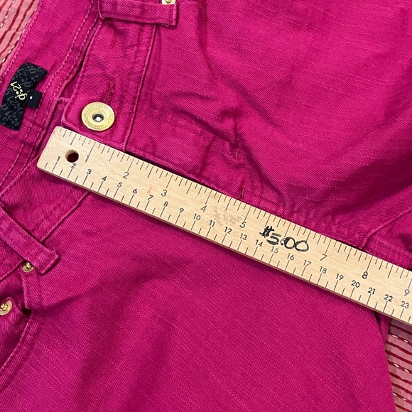 g21 women’s size 9 waist 30.5” inseam 30.75” rise 7.75” bright Pink Denim Jeans - Picture 10 of 12